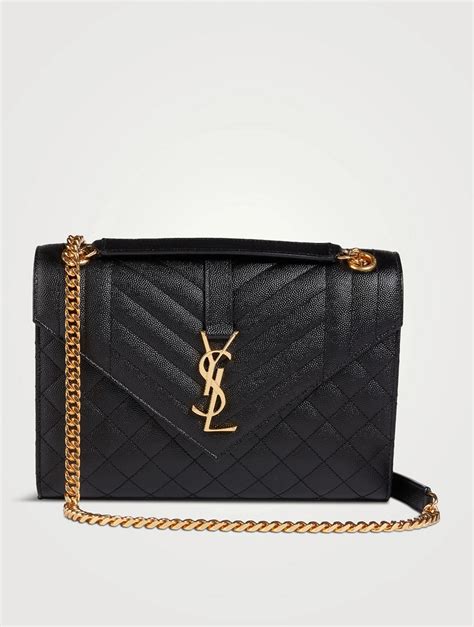 metallic ysl envelope bag|YSL monogram envelope crossbody bag.